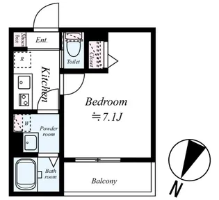 GRADUS狭山ヶ丘Ⅱ【1階】の間取り