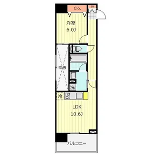 S-FORT宇都宮【11階】の間取り