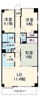 RIS中央林間Ⅰ【2階】の間取り