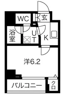 スカイコートプライム大井町【2階】の間取り