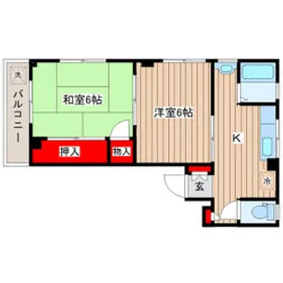 しゅんせいハイツⅢ【2階】の間取り