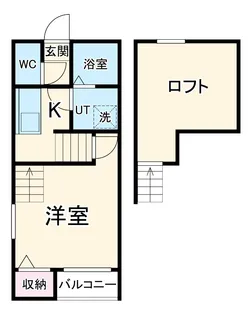 ネオコーポ内田橋【2階】の間取り