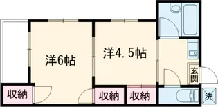 中村ハイツ【2階】の間取り