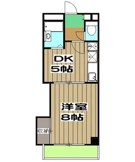 レッドモア【5階】の間取り