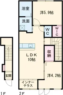 MSS清住台【2階】の間取り