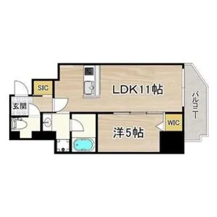 フェルザ福島【3階】の間取り