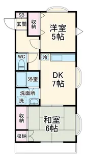 ヒールドビル【4階】の間取り