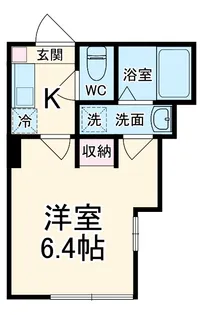 アザーレ・アサンテ日吉B【104号室】の間取り