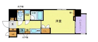 ZOOM品川南【10階】の間取り
