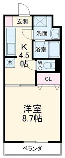 アクアプレイス【0203号室】の間取り