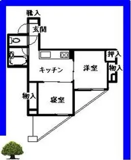 スペースファイブ【502号室】の間取り