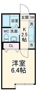 ブリーズ東船橋【1階】の間取り