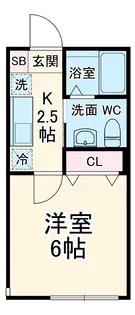 ブリーズ東船橋【1階】の間取り