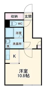 レスト伊奈【102号室】の間取り