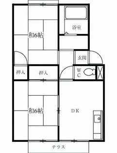 プレジールK【210号室】の間取り