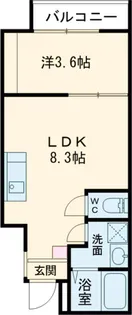 Erevan成増【1階】の間取り