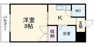 ビアンヌール四ツ池公園【301号室】の間取り