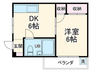 パレドール大和【2階】の間取り