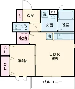 フィカーサ石神井町【2階】の間取り