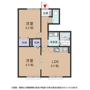 サンパレスⅡ【1階】の間取り