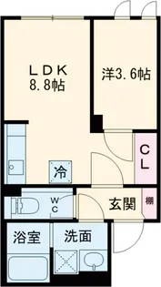 TASUKI杉並高井戸【3階】の間取り