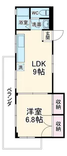 ヴィラきしもと第3【203号室】の間取り