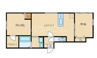 Greennoah【1階】の間取り