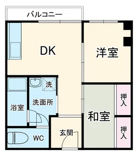 読売高野ビル【402号室】の間取り