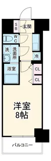 S-RESIDENCE四日市市堀木amante【7階】の間取り