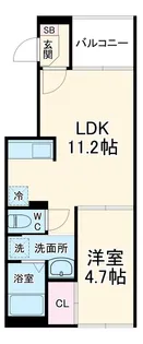 茜テラス【301号室】の間取り