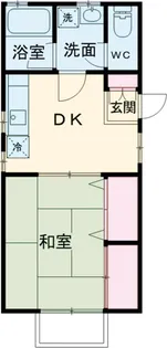 メゾンポポロ【201号室】の間取り