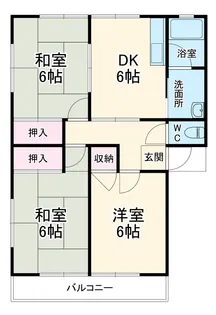 シックスストーリーズ【103号室】の間取り