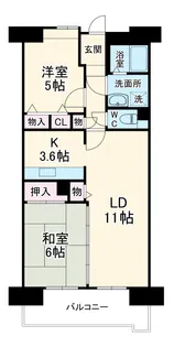 アーバンドエル八事石坂【1213号室】の間取り