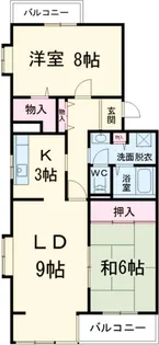 コーポレート本厚木【3階】の間取り