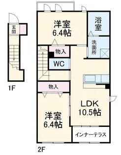 シリウス・M【2階】の間取り