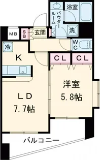 FORESTA戸越銀座【5階】の間取り