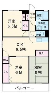プライム北進【3階】の間取り