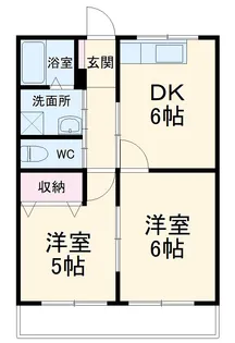 コーポサンシャイン【3-D号室】の間取り