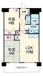 エクセル【6階】の間取り