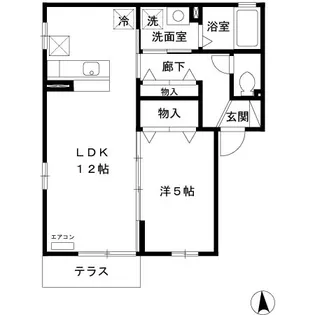 CASAフェリーチェ【2階】の間取り
