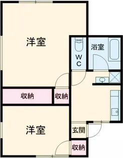 K-Link【201号室】の間取り