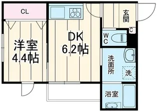 Arc八千代台【1階】の間取り