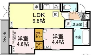 Maison Cocoru【1階】の間取り