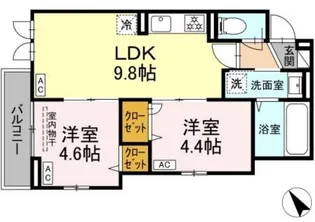 Maison Cocoru【3階】の間取り