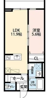 LA LIBELLULE 二本榎【2階】の間取り