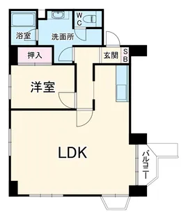 東急ドエル海老名プラーザ9号棟【501号室】の間取り