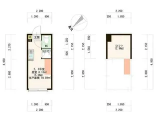 サニーデイズ和泉【1階】の間取り