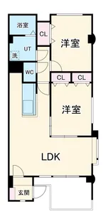グランディール【1階】の間取り