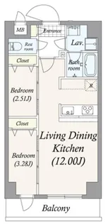 GRAN PASEO 谷在家【2階】の間取り