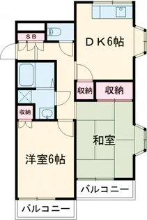 サニーシャトレー【2階】の間取り